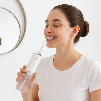 Irrigador Dental Recargable Portátil - Limpieza Oral Profesional