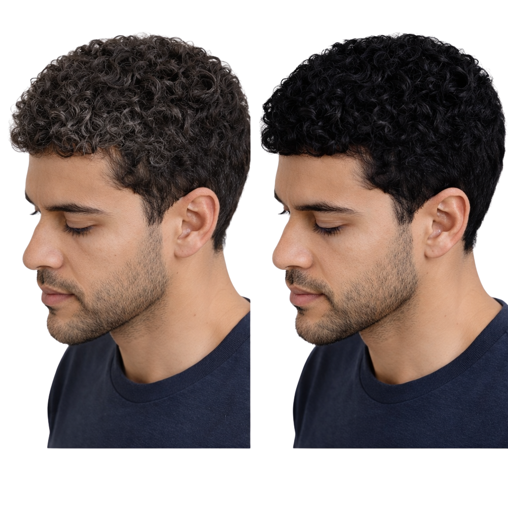 Shampoo Negro Dexe - Cobertura de Canas Instantánea